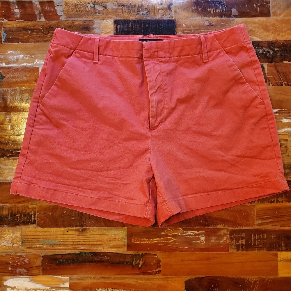 Banana Republic Coral Cotton Chino Shorts